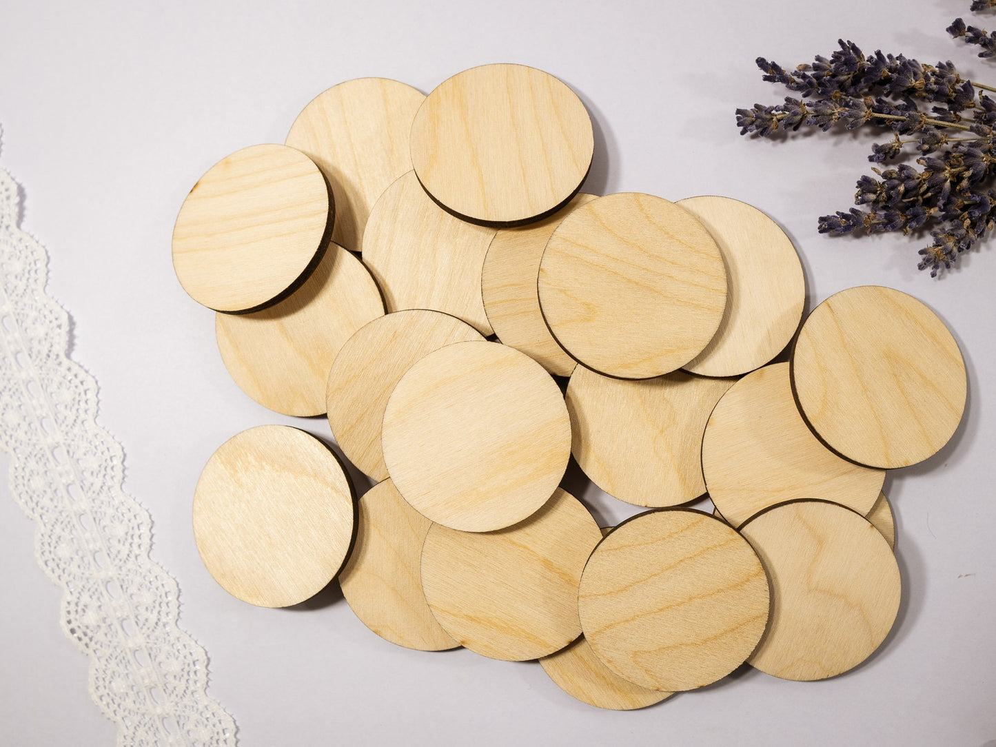 Wooden Circles – Unfinished Wood Discs, Multiple Sizes | Baltic Birch Plywood