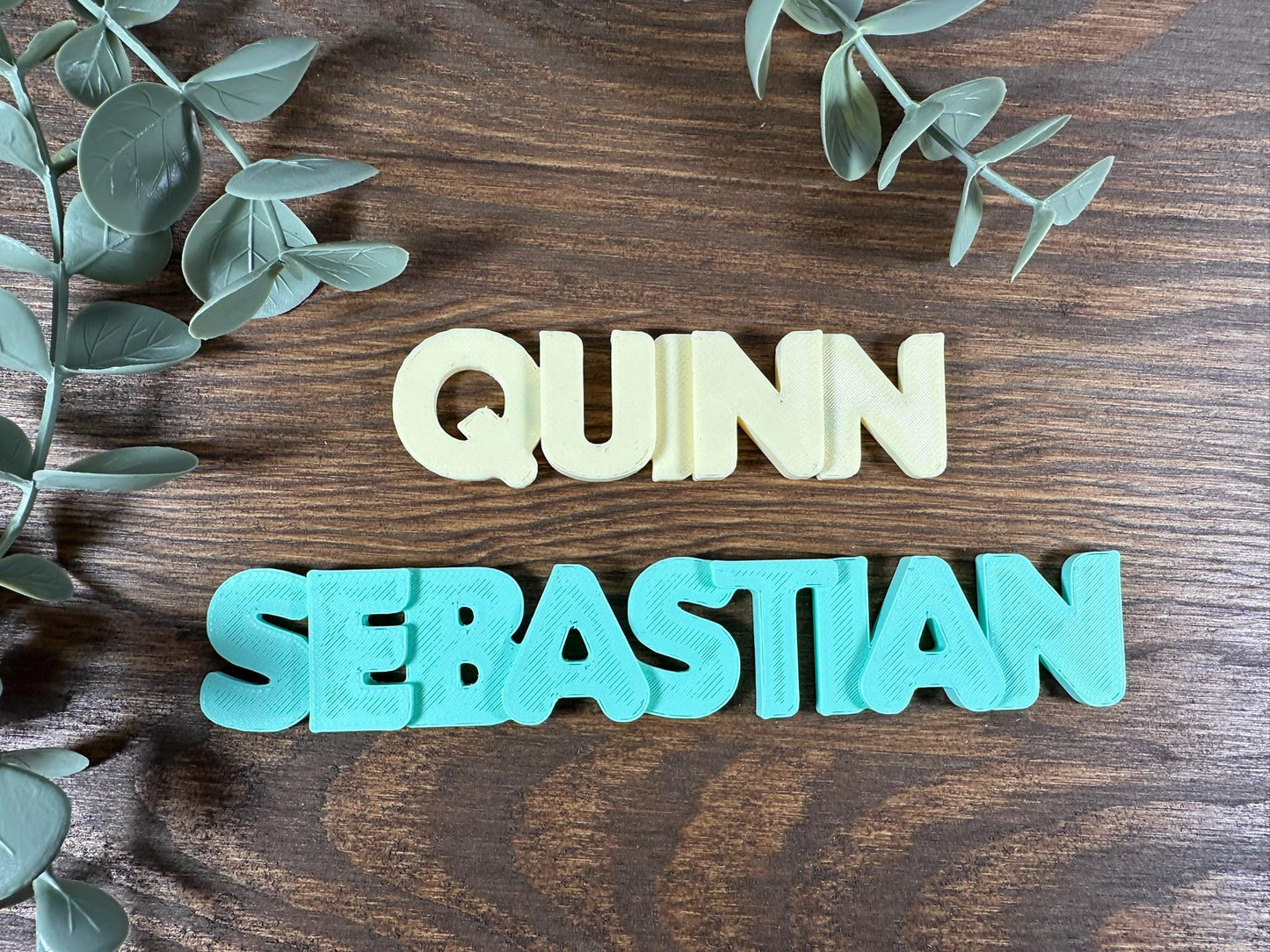 Personalized Name Magnet: 3D Printed One-Color