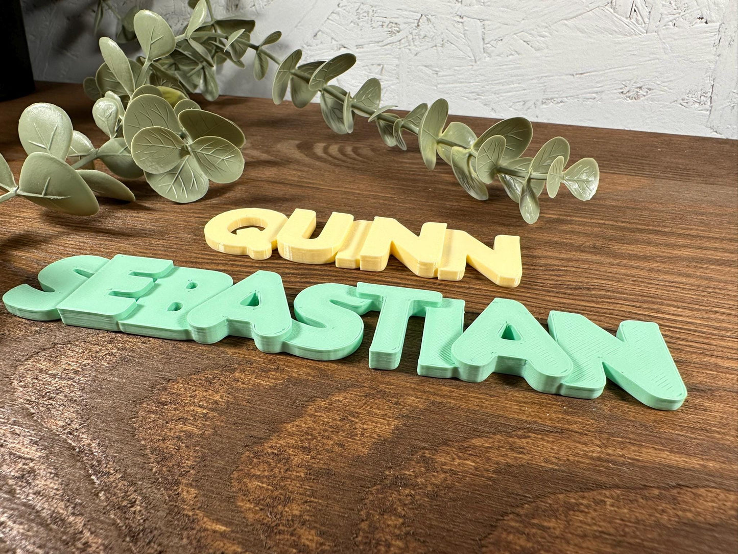 Personalized Name Magnet: 3D Printed One-Color